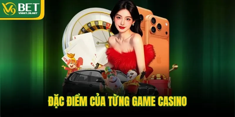 Đặc điểm của từng game casino